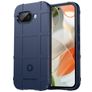 Mobigear Rugged Shield Google Pixel 9a Hoesje Flexibel TPU Backcover Shockproof - Blauw