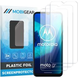 Mobigear Motorola Moto G8 Power Lite Screenprotector Folie - Case Friendly (3-Pack)