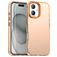 Mobigear Crystal iPhone 17 Hoesje Hardcase Backcover - Oranje