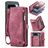 CaseMe 008 Google Pixel 9 Pro XL Hoesje Uitneembare 2in1 Bookcase Portemonnee - Rood