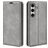 Mobigear Retro Slim Samsung Galaxy S24 FE Hoesje Bookcase Portemonnee - Grijs