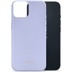 Mobilize Rubber Gelly iPhone 14 Hoesje Flexibel TPU Backcover - Pastel Purple