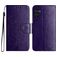 Mobigear Flowers Samsung Galaxy A36 Hoesje Bookcase Portemonnee - Paars