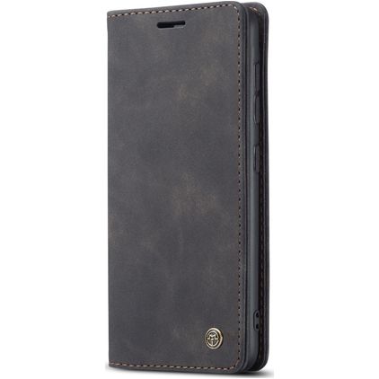 Caseme 013 Samsung Galaxy A21s Hoesje Bookcase Portemonnee - Zwart