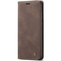 Caseme 013 Samsung Galaxy A21s Hoesje Bookcase Portemonnee - Bruin