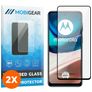 Mobigear Premium Motorola Moto G42 Glazen Screenprotector - Case Friendly - Zwart (2-Pack)