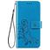 Mobigear Clover Samsung Galaxy A21s Hoesje Bookcase Portemonnee - Blauw
