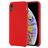 Mobigear Rubber Touch iPhone XR Siliconen Hoesje Backcover - Rood