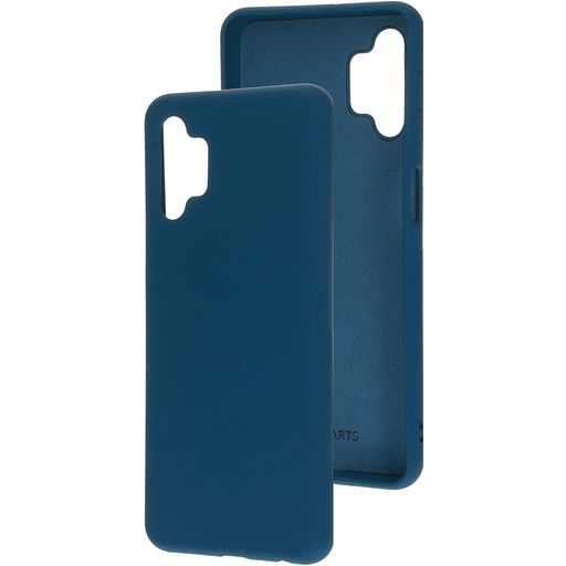 Mobiparts Samsung Galaxy A32 5G Siliconen Hoesje Backcover - Blueberry Blue