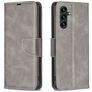 Mobigear Excellent Samsung Galaxy A35 Hoesje Bookcase Portemonnee - Grijs