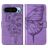 Mobigear Butterfly Google Pixel 9 Hoesje Bookcase Portemonnee - Paars