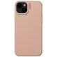 Nudient Base iPhone 15 Siliconen Hoesje Backcover - Peach Orange