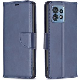 Mobigear Excellent Motorola Edge 40 Pro Hoesje Bookcase Portemonnee - Blauw