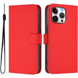 Mobigear Urban Wallet iPhone 16 Pro Max Hoesje Bookcase Portemonnee - Rood