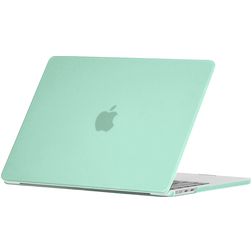 Mobigear Matte MacBook Air 13 Inch (2022-2026) Hoes Hardshell Laptopcover MacBook Case - Groen - Model A2681 / A3113 / A3240 / A3449