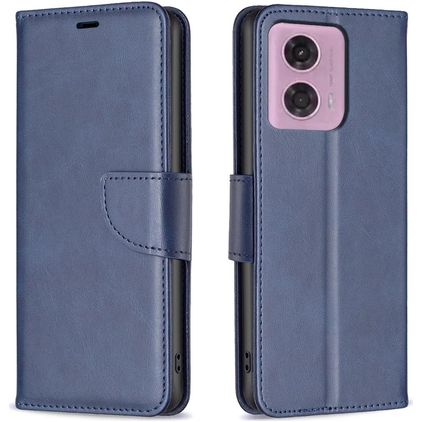 Mobigear Excellent Motorola Moto G04 Hoesje Bookcase Portemonnee - Blauw