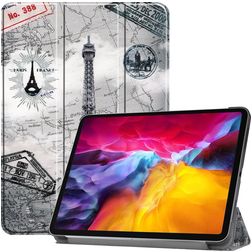 Mobigear Tri-Fold iPad Pro 11 Inch (2022) Hoes Bookcase - Eiffeltoren