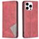 Mobigear Rhombus Slim iPhone 16 Pro Max Hoesje Bookcase - Rood