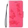 Mobigear Butterfly iPhone 8 Hoesje Bookcase Portemonnee - Magenta