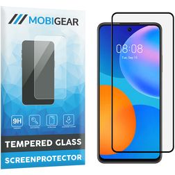 Mobigear Premium Huawei P Smart (2021) Glazen Screenprotector - Case Friendly - Zwart