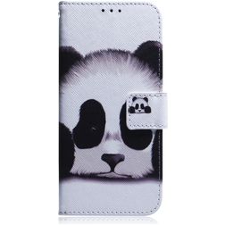 Mobigear Design Samsung Galaxy A21 Hoesje Bookcase Portemonnee - Panda