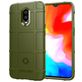 Mobigear Rugged Shield OnePlus 6T Hoesje Flexibel TPU Backcover Shockproof - Groen