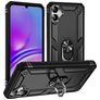 Mobigear Armor Ring Samsung Galaxy A05 Hoesje Hardcase Backcover Shockproof met Ringhouder - Zwart