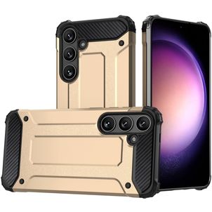 Mobigear Outdoor Samsung Galaxy S24 Hoesje Hardcase Backcover Shockproof - Goud