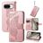 Mobigear Butterfly Google Pixel 8 Hoesje Bookcase Portemonnee - Roségoud