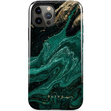 Burga Tough iPhone 12 Hoesje Hardcase Backcover Shockproof - Emerald Pool