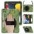 Mobigear SureGrip XGuard iPad 9 (2021) Hoes Hard Kunststof,Siliconen Backcover + Stylus Houder + Schouderband + Standaard - Camouflage