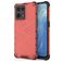 Mobigear Honeycomb OPPO Reno 7 4G Hoesje Hardcase Backcover Shockproof - Rood