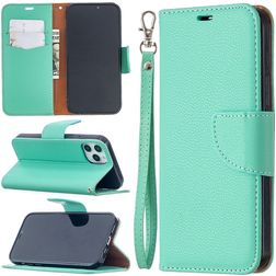 Mobigear Excellent iPhone 12 Hoesje Bookcase Portemonnee - Turquoise