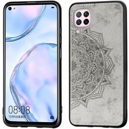 Mobigear Mandala Huawei P40 Lite Hoesje Hardcase Backcover - Grijs