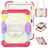 Mobigear SureGrip Xtreme iPad 10 (2022) Hoes Hard Kunststof,Siliconen Backcover + Schouderband + Standaard - Rainbow