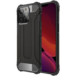 Mobigear Outdoor iPhone 13 Pro Max Hoesje Hardcase Backcover Shockproof - Zwart