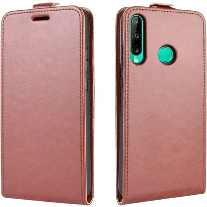 Mobigear Huawei P40 Lite E Hoesje Flipcase - Bruin