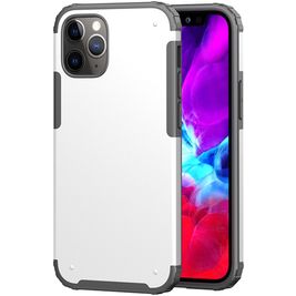 Mobigear Ultra Tough iPhone 12 Mini Hoesje Hardcase Backcover Shockproof - Wit