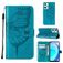 Mobigear Butterfly Realme 9 Pro Hoesje Bookcase Portemonnee - Blauw