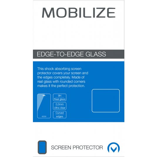 Mobilize Edge-To-Edge Glass Screen Protector Apple iPhone 7/8 White