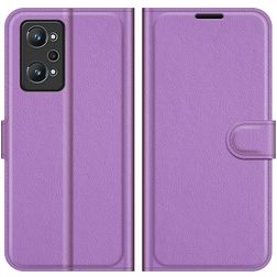 Mobigear Classic Realme GT2 Hoesje Bookcase Portemonnee - Paars