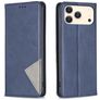 Mobigear Rhombus Slim iPhone 18 Pro Max Hoesje Bookcase - Blauw
