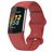 Mobigear Sport Dual Siliconen Fitbit Charge 5 Bandje Druksluiting - Rood