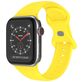 Mobigear Sport Dual Siliconen Apple Watch Bandje Druksluiting - 49/46/45/44 mm - Geel