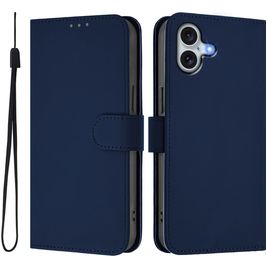 Mobigear Urban Wallet iPhone 16 Plus Hoesje Bookcase Portemonnee - Marineblauw