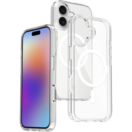 Mobigear Crystal Doorzichtig iPhone 17 MagSafe Hoesje Hardcase Backcover - Transparant