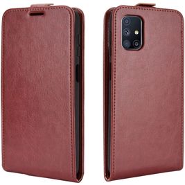 Mobigear Samsung Galaxy M51 Hoesje Flipcase - Bruin
