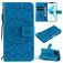 Mobigear Sunflower iPhone 12 Pro Hoesje Bookcase Portemonnee - Blauw