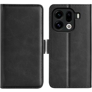 Mobigear Slim Magnet OPPO Find X9 Pro Hoesje Bookcase Portemonnee - Zwart