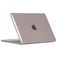Mobigear Crystal Case MacBook Air 13 Inch (2022-2026) Hoes Hardshell Laptopcover MacBook Case - Grijs - Model A2681 / A3113 / A3240 / A3449